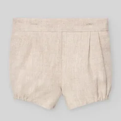 Paz Rodriguez Baby Sets*- Baby Boy Set Woven Newborn Shirt + Shorts Area, Cream