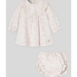 Paz Rodriguez Baby Sets*- Baby Dress & Bloomer Set, Powder Pink