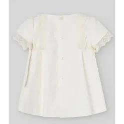 Paz Rodriguez Baby Sets*- Baby Girl Dress & Bloomer Set, Cream