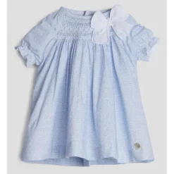Paz Rodriguez Dresses|Baby Dresses & Skirts*- Baby Girl Woven Newborn Dress Vento, Sky Blue