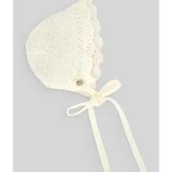 Paz Rodriguez Baby Hats*- Baby Knit Newborn Bonnet, Beige