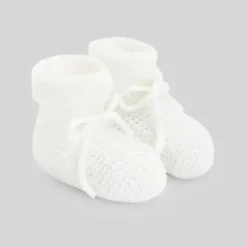Paz Rodriguez Baby Gloves & Socks*- Baby Knit Newborn Booties Esencial, Deep Blue