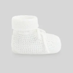 Paz Rodriguez Baby Gloves & Socks*- Baby Knit Newborn Booties Esencial, Deep Blue