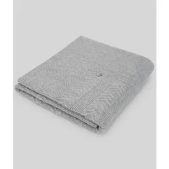 Paz Rodriguez Blankets & Quilts*- Baby Knit Newborn Blanket Pulgarcito, Grey Pearl