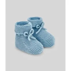 Paz Rodriguez Baby Gloves & Socks*- Baby Knit Newborn Booties, Blue Indigo