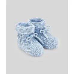 Paz Rodriguez Baby Gloves & Socks*- Baby Knit Newborn Booties, Sky Blue
