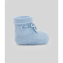 Paz Rodriguez Baby Gloves & Socks*- Baby Knit Newborn Booties, Sky Blue