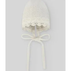 Paz Rodriguez Baby Hats*- Baby Knit Newborn Bonnet, Cream/Beige