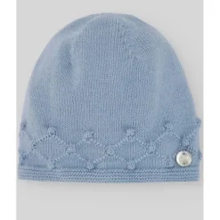 Paz Rodriguez Baby Hats*- Baby Knit Newborn Hat, Chalk Blue