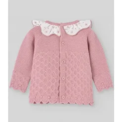 Paz Rodriguez Baby Coats, Sweaters & Jackets*- Baby Knit Newborn Sweater Dama, Makeup Pink