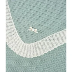 Paz Rodriguez Blankets & Quilts*- Baby Knit Newborn Blanket Shawl Ruiseñor, Chalk Pink/Nacar