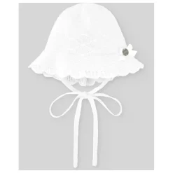 Paz Rodriguez Baby Hats*- Baby Knit Newborn Bonnet Linda, Chalk Pink/White