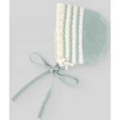 Paz Rodriguez Baby Hats*- Baby Knit Newborn Bonnet Ruiseñor, Chalk Pink/Nacar