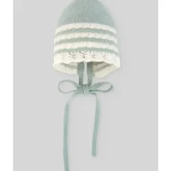 Paz Rodriguez Baby Hats*- Baby Knit Newborn Bonnet Ruiseñor, Chalk Pink/Nacar