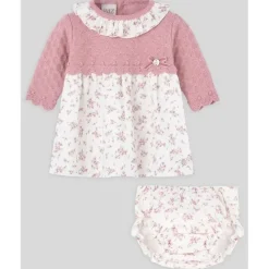 Paz Rodriguez Dresses|Baby Dresses & Skirts*- Girl Dress & Bloomer Set Dama, Makeup Pink