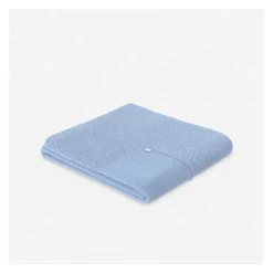 Paz Rodriguez Blankets & Quilts*- Knit Newborn Blanket Esencial Blanket, Chalk Blue