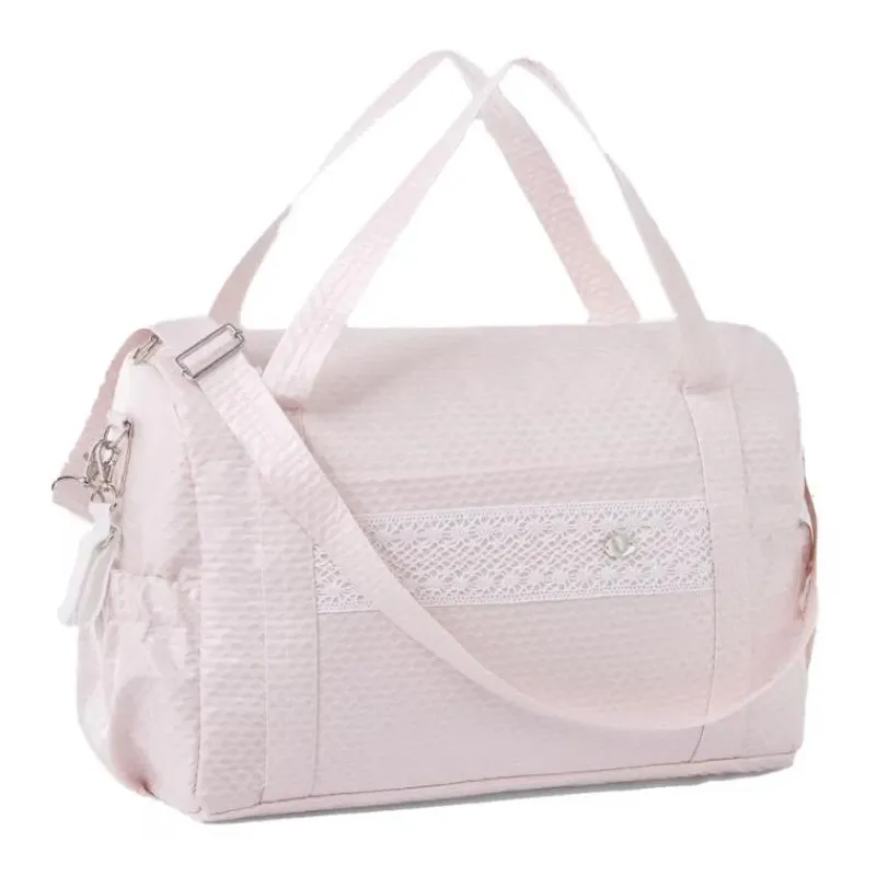 Paz Rodriguez Diaper Backpacks*- Maternity Bag Torres, Chalk Pink/White