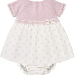 Paz Rodriguez Dresses|Baby Dresses & Skirts*- 2Pk Baby Set Dress & Diaper Cover, Magnolia