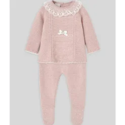 Paz Rodriguez Take Me Home Outfits*- Take Me Home Set Sweater & Leggins Set Hadas, Powder Pink/Beige