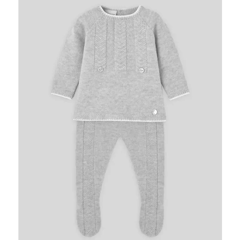 Paz Rodriguez Take Me Home Outfits*- Take Me Home Set Sweater & Leggins Set Pulgarcito, Grey Pearl