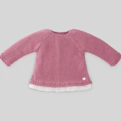 Paz Rodriguez Baby Tops*- Take Me Home Set Knit Sweater & Legging Bicos, Nostalgia Rose