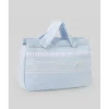 Paz Rodriguez Convertible Backpacks*- Woven Bag Torres, Chalk Blue/White