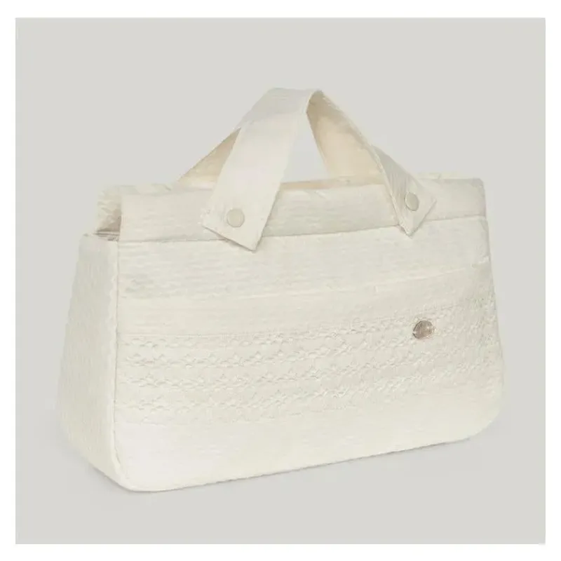 Paz Rodriguez Diaper Backpacks*- Woven Diaper Bag Dolina, Cream