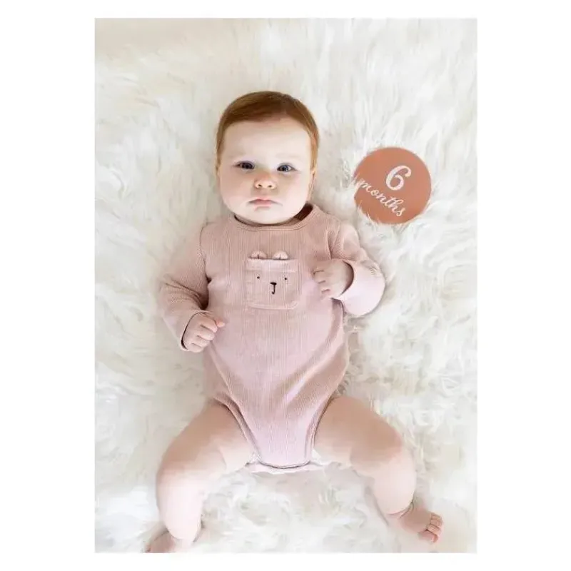 Pearhead Baby Baby Milestone|Birthday Party*Pearhead - Acrylic Milestone Props, Blush