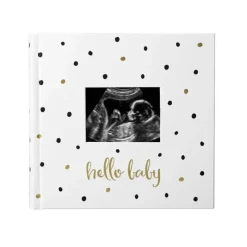 Pearhead Baby Gifts Up To $25*Pearhead - Baby Photo Album With Guided Journal Pages, White Polka Dots