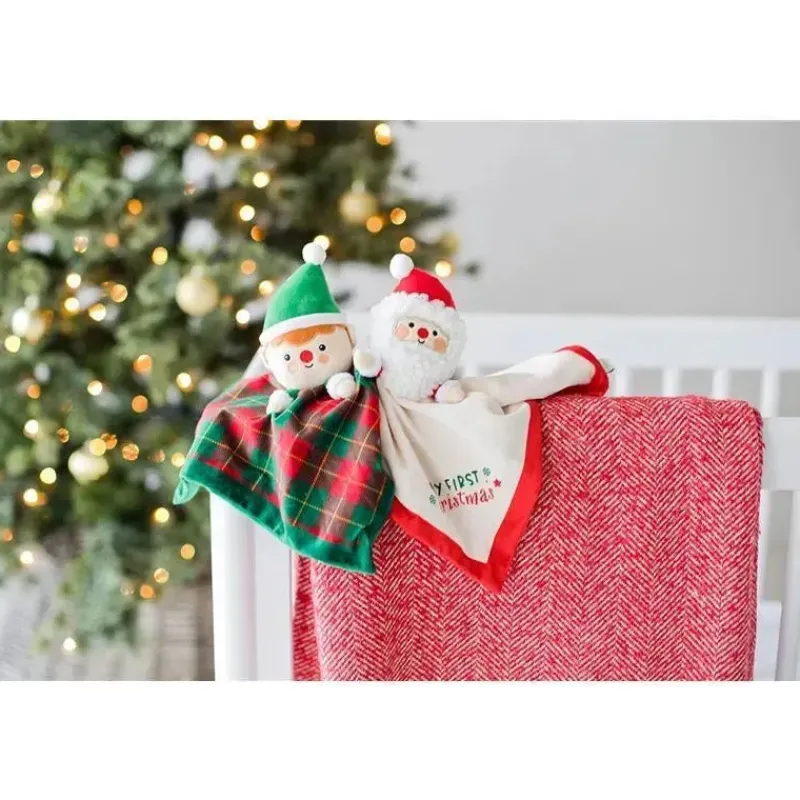 Pearhead Baby Lovies, Security Blankets & Blankies|Baby Keepsakes*Pearhead - Baby's First Christmas Security Blanket, Holiday Lovey