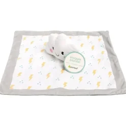 Pearhead Baby Lovies, Security Blankets & Blankies*Pearhead - Cloud Security Blanket, Soft Baby Lovey for Babies, White Cloud Lovey