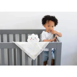 Pearhead Baby Lovies, Security Blankets & Blankies*Pearhead - Cloud Security Blanket, Soft Baby Lovey for Babies, White Cloud Lovey