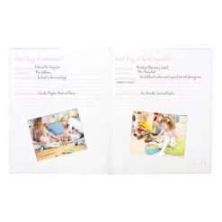 Pearhead Baby Cool Baby Products*Pearhead - Gingham Baby Memory Book And Clean-Touch Ink Pad, Pink