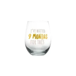 Pearhead Baby Gift For Mom|Gifts Up To $25*Pearhead - I've Waited 9 Months For This Motherhood Wine Glass