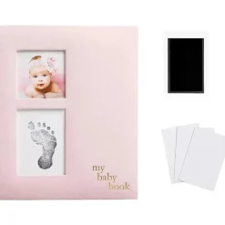 Pearhead Baby Baby Keepsakes*Pearhead - Linen Baby Memory Book and Clean-Touch Ink Pad