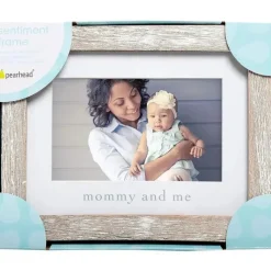 Pearhead Baby Gift For Mom|Wallpaper & Wall Art*Pearhead - Mommy and Me Rustic Keepsake Picture Frame