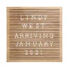 Pearhead Baby Gender Reveal*Pearhead - Natural Wood Letterboard