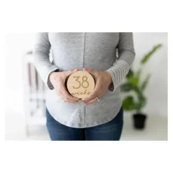 Pearhead Baby Baby Milestone|Birthday Party*Pearhead - Pregnancy Journey Wooden Weekly Milestone Markers