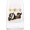 Pearhead Baby Gift For Dad*Pearhead - Promoted To Dad Beer Glass, Father's Day Gift