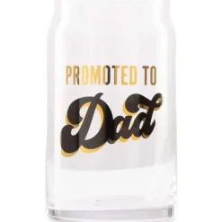 Pearhead Baby Gift For Dad*Pearhead - Promoted To Dad Beer Glass, Father's Day Gift