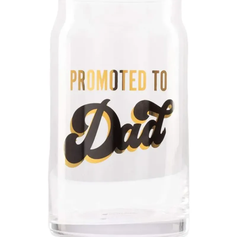 Pearhead Baby Gift For Dad*Pearhead - Promoted To Dad Beer Glass, Father's Day Gift