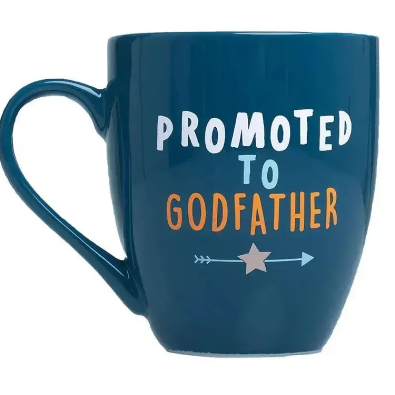 Pearhead Baby Gender Reveal|Gifts Up To $25*Pearhead - Promoted To Godfather Mug
