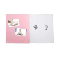 Pearhead Baby Gifts Up To $25*Pearhead - Seersucker Baby Book And Clean Touch Ink Pad, Pink