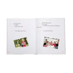 Pearhead Baby Gifts Up To $25*Pearhead - Seersucker Baby Book And Clean Touch Ink Pad, Pink