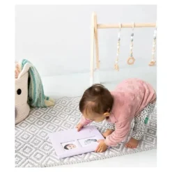 Pearhead Baby Gifts Up To $25*Pearhead - Seersucker Baby Book And Clean Touch Ink Pad, Pink