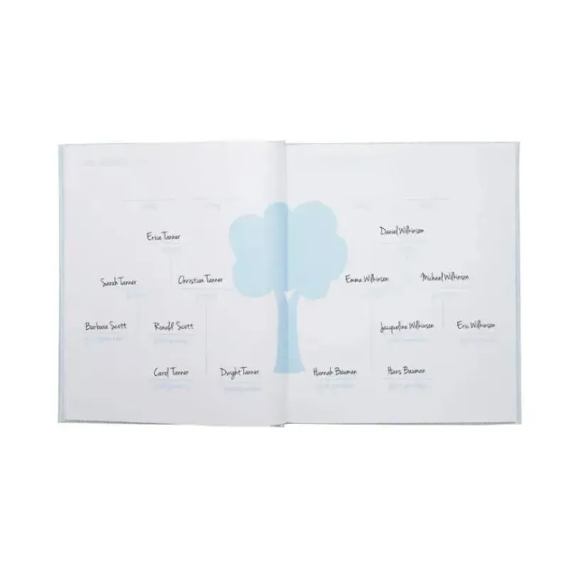 Pearhead Baby Books For Babies|Gifts Up To $25*Pearhead - Seersucker Baby Book And Clean Touch Ink Pad, Blue