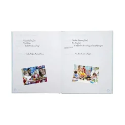 Pearhead Baby Books For Babies|Gifts Up To $25*Pearhead - Seersucker Baby Book And Clean Touch Ink Pad, Blue