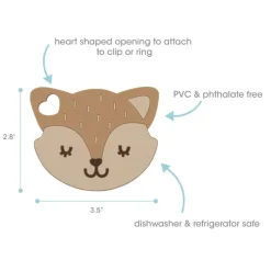 Pearhead Baby Rattles & Teethers*Pearhead - Silicone Teether Bpa Free, Fox