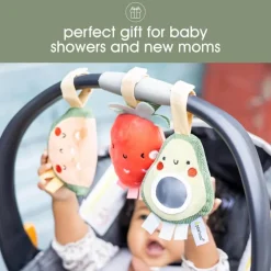Pearhead Baby Stroller & Car Seat Toys*Pearhead - Stroller Toy Set Of 3, Fruit