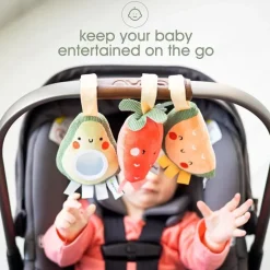 Pearhead Baby Stroller & Car Seat Toys*Pearhead - Stroller Toy Set Of 3, Fruit